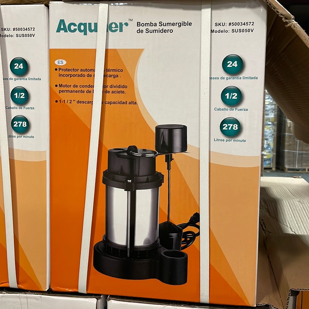 1/2 HP Sump Pumps
